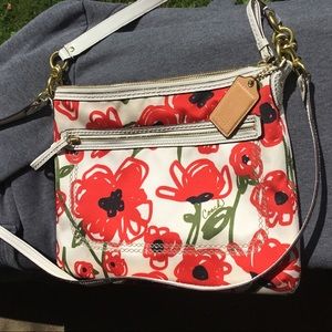 Coach poppy shoulder bag